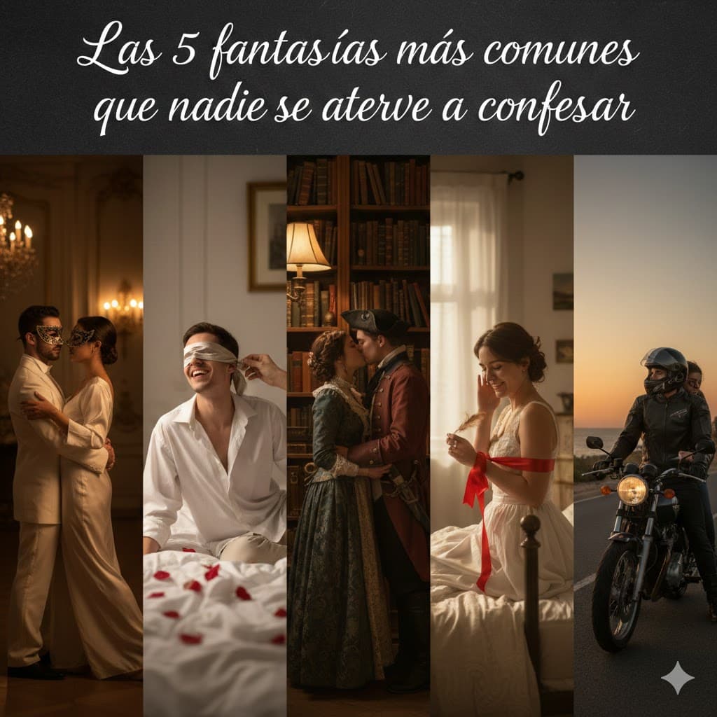 Las 5 fantasías más comunes que nadie se atreve a confesar