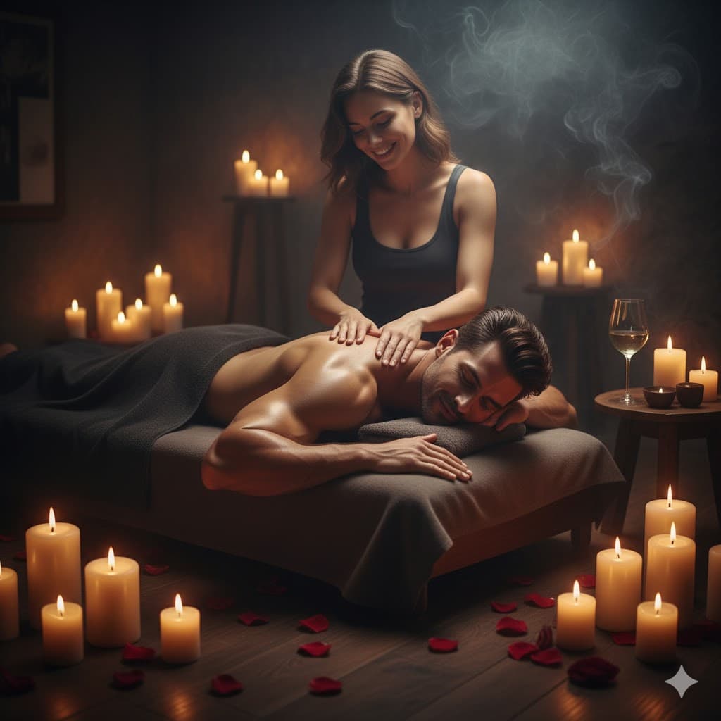 El masaje que no esperaba: Cuando el placer supera las expectativas